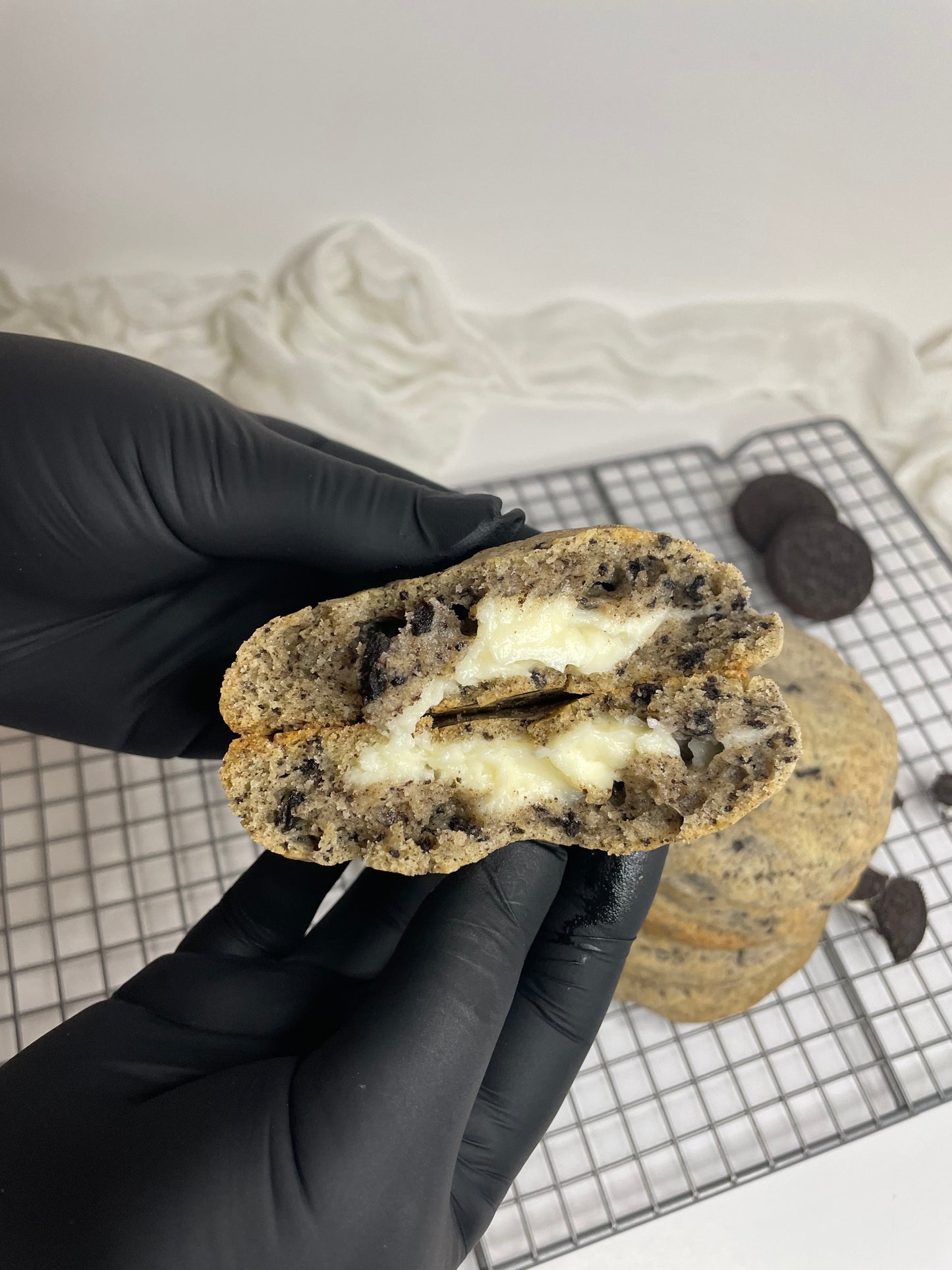 Saturday 1 Oreos and Cream Stuffed Cookie