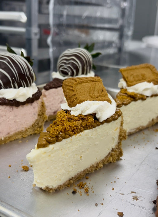 Pre Sliced Whole Biscoff Cheesecake (12 Slices) Pick up November 24th & 25th