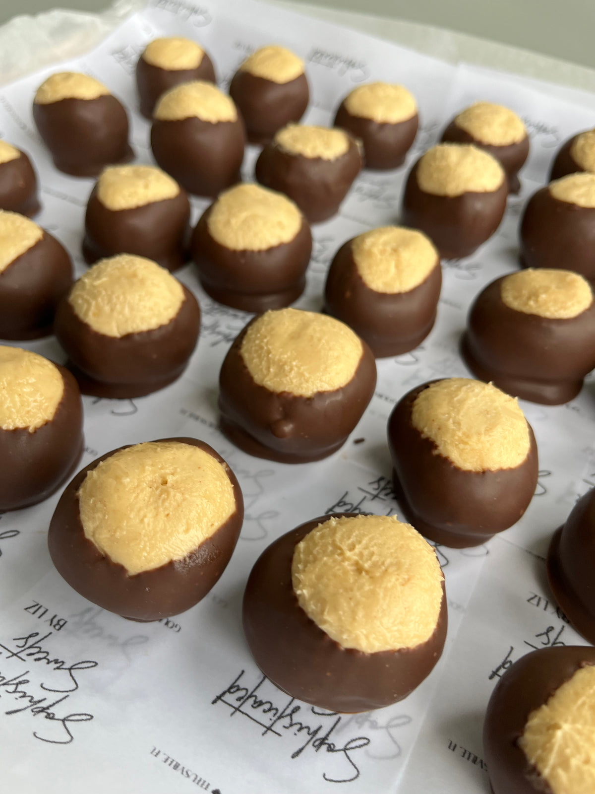 One Dozen Bag of Peanut Butter Buckeyes Thanksgiving Pre Order Pick up November 24th & 25th
