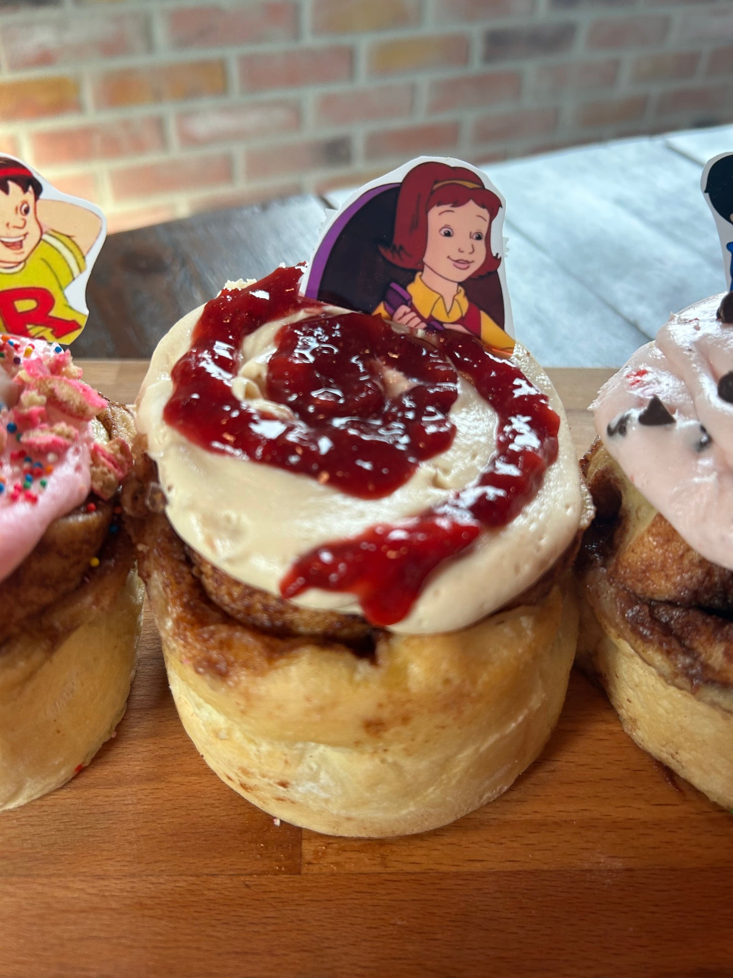 Phoebes Pb &J Cinnamon Roll