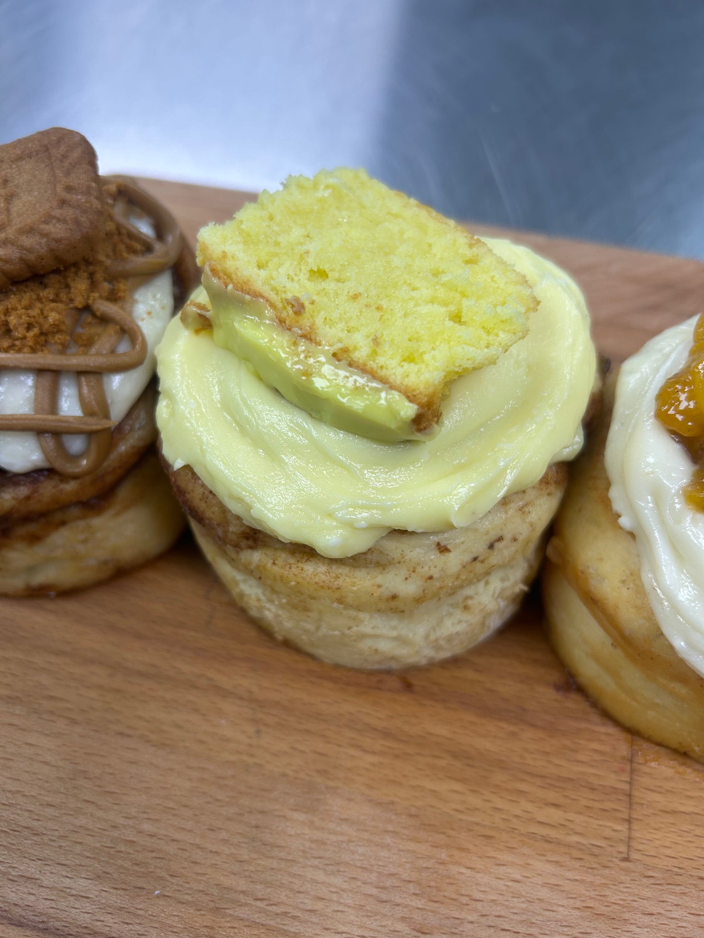 Franklin Finbar’s Lemon Poundcake Cinnamon Roll