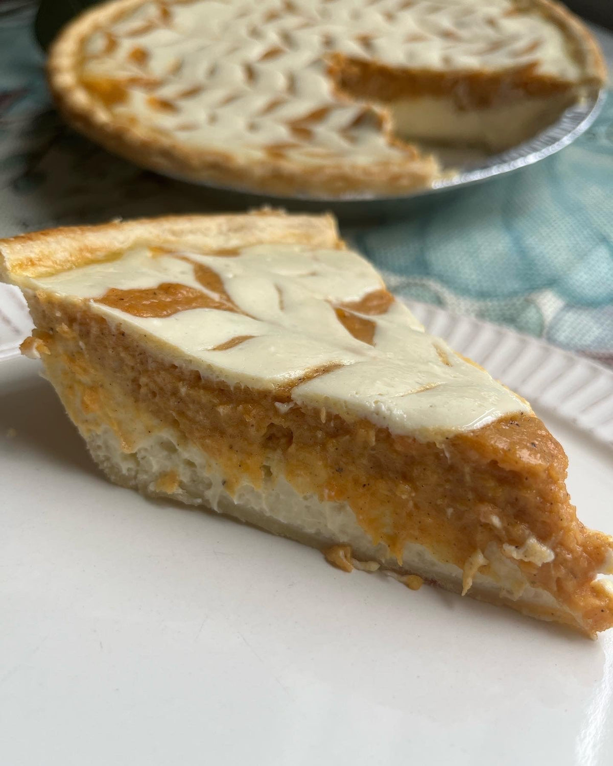 Sweet Potato Cheesecake Pie (Thanksgiving Pre Order Pick up Nov 24th and 25th)