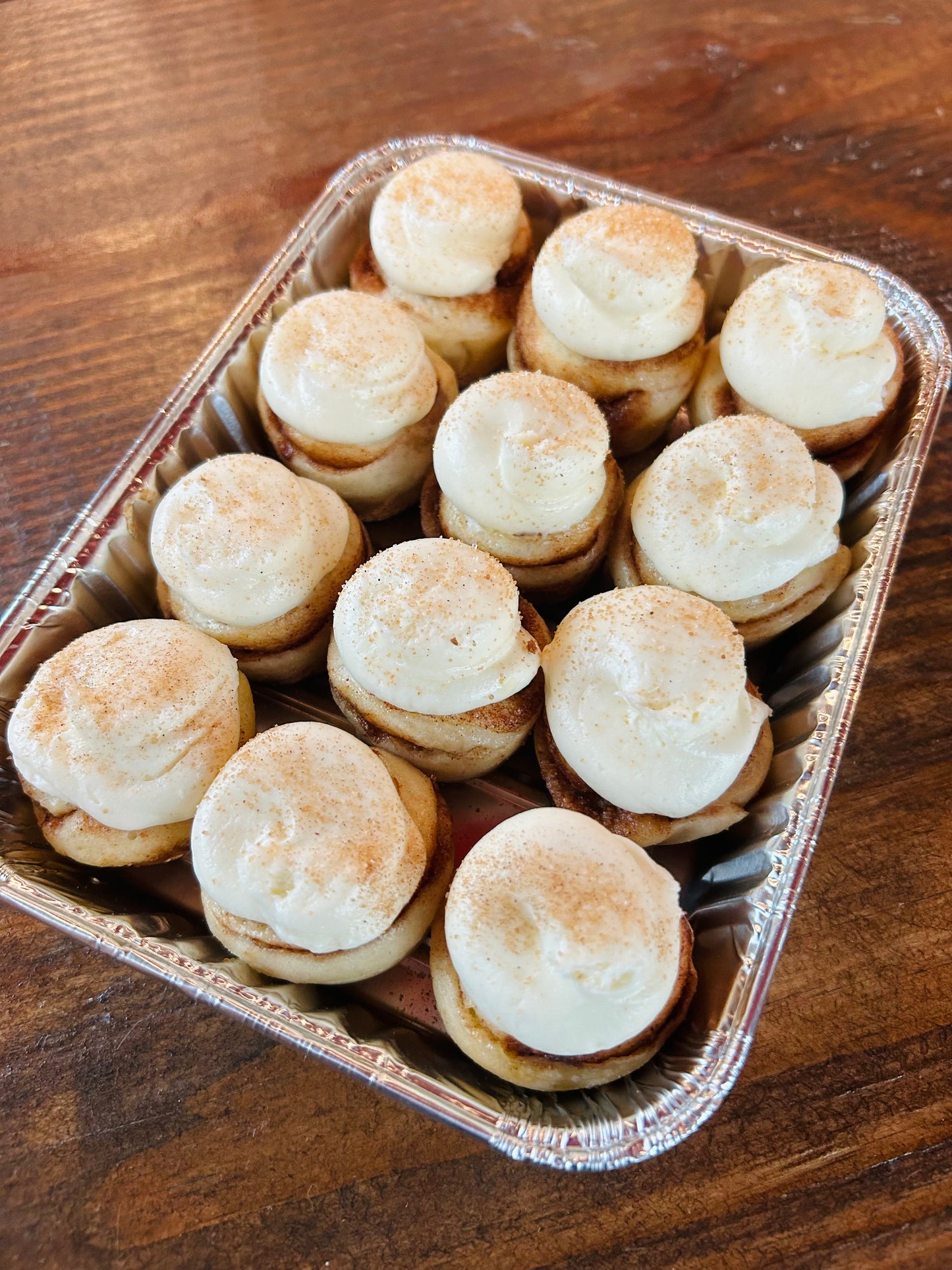 One dozen Original Cini Mini’s- Mini cinnamon rolls