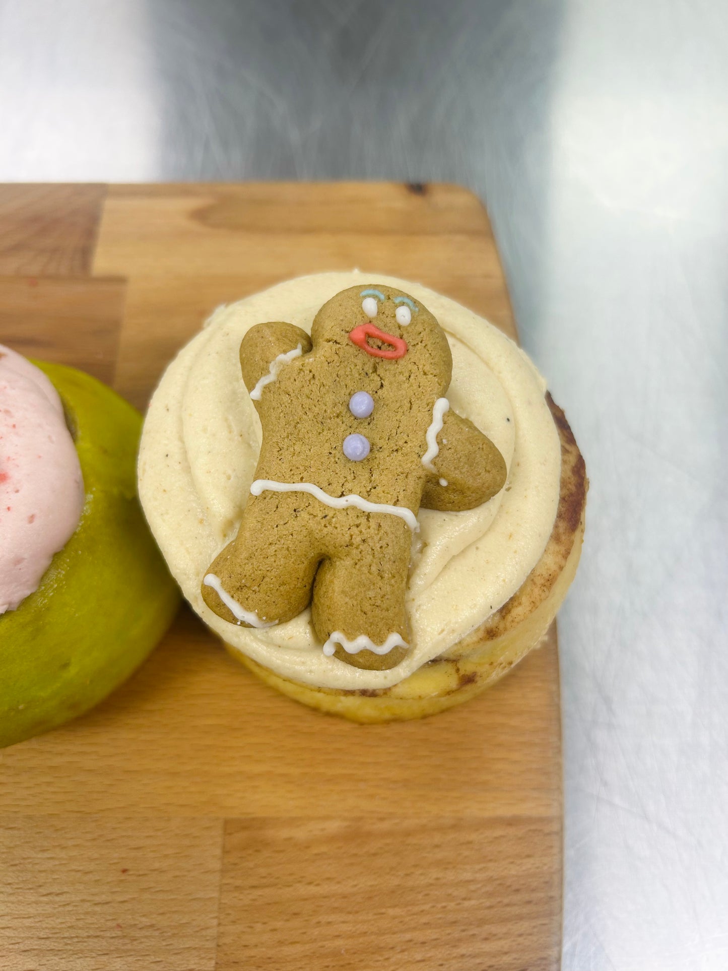 Gingy’s  Gingerbread Man Cinnamon Roll