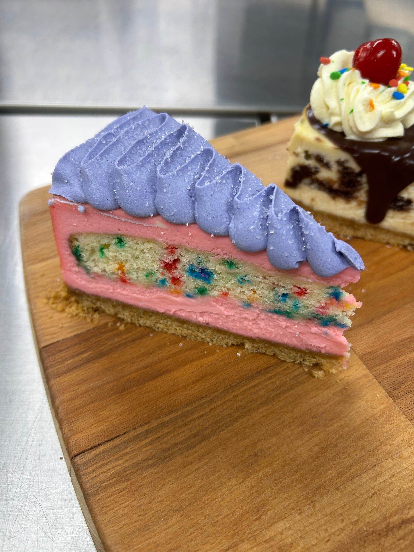 Dolly’s Confetti Cake Cheesecake