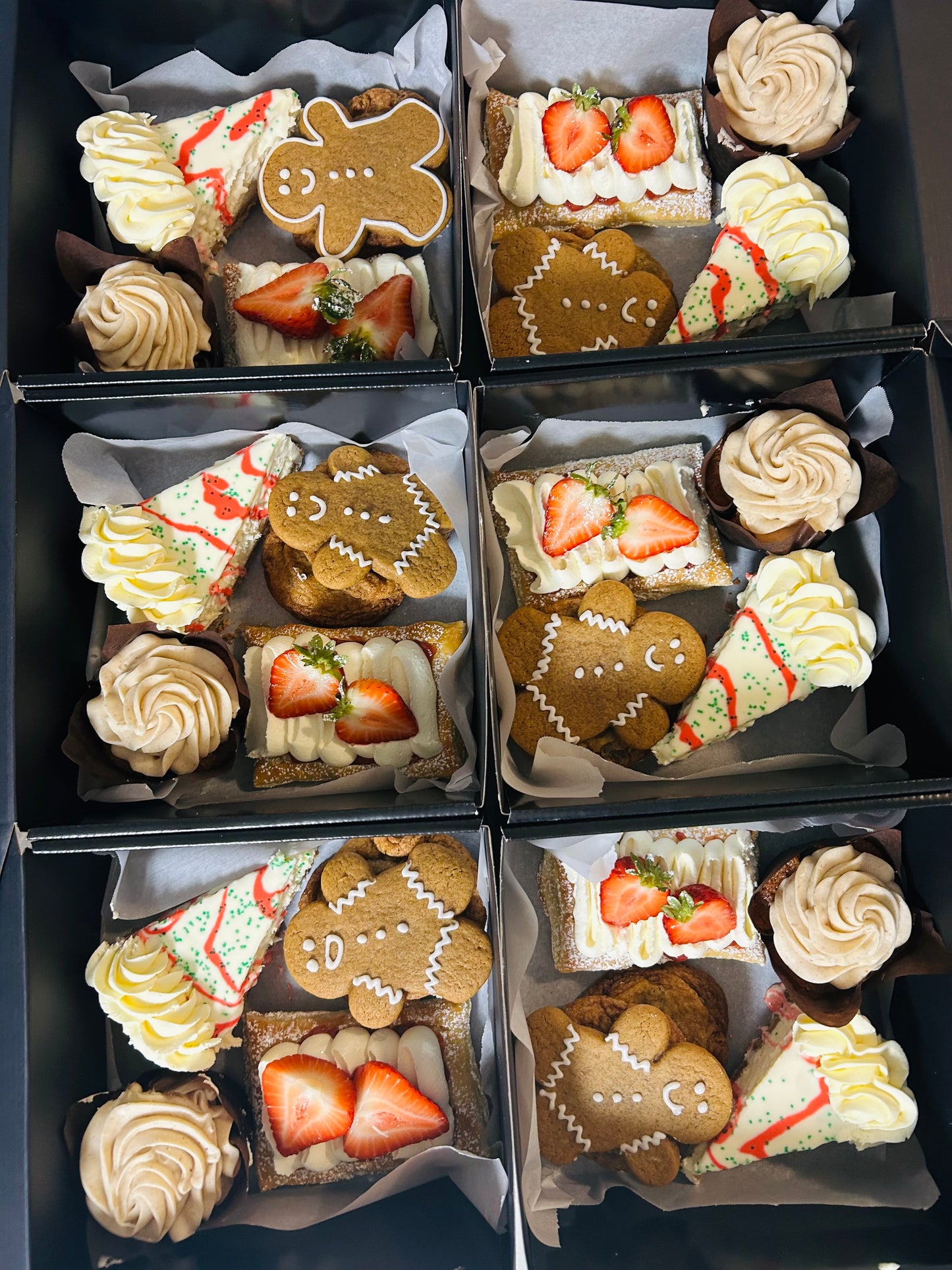 Christmas In July Sweet Spot Boxes (Treat contents in description below)