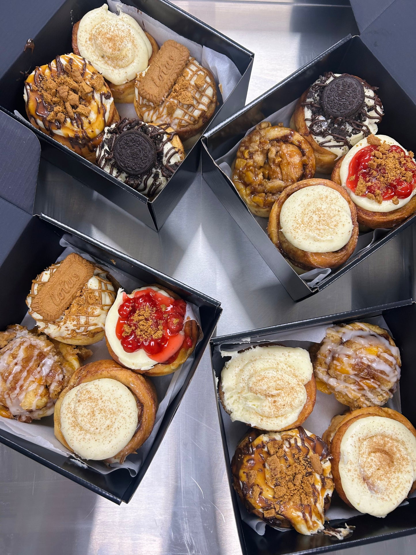 Assorted 4 Pack Jumbo Cinnamon Rolls