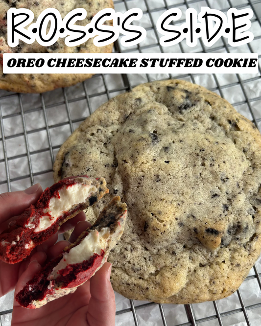Ross’s Side- Oreo Cheesecake Stuffed Cookie