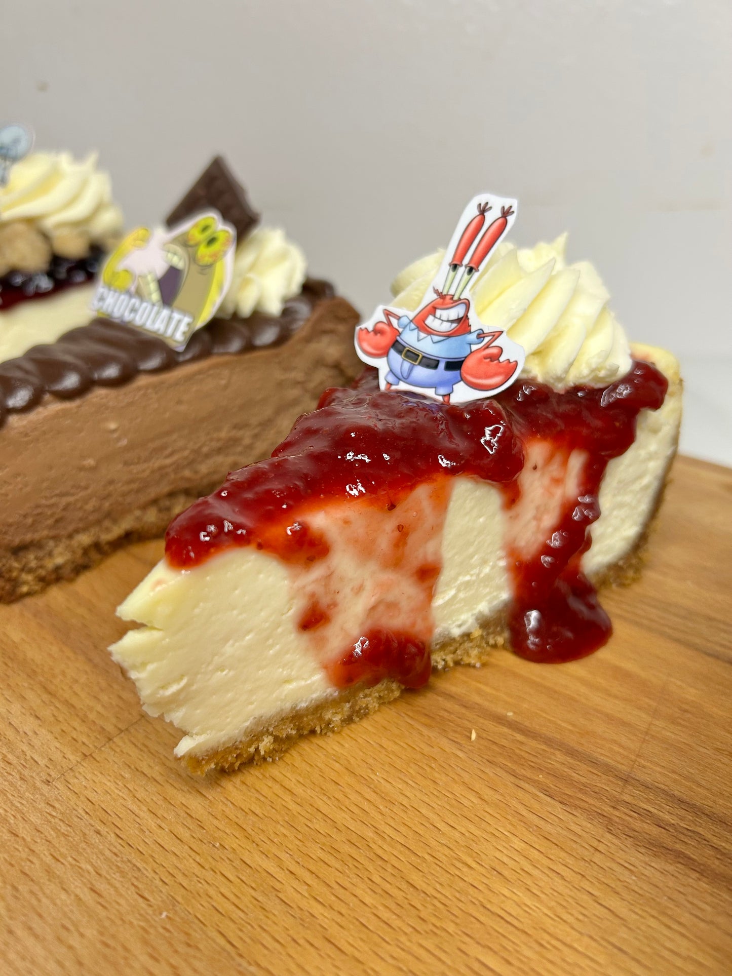Mr Krabs Strawberry Cheesecake