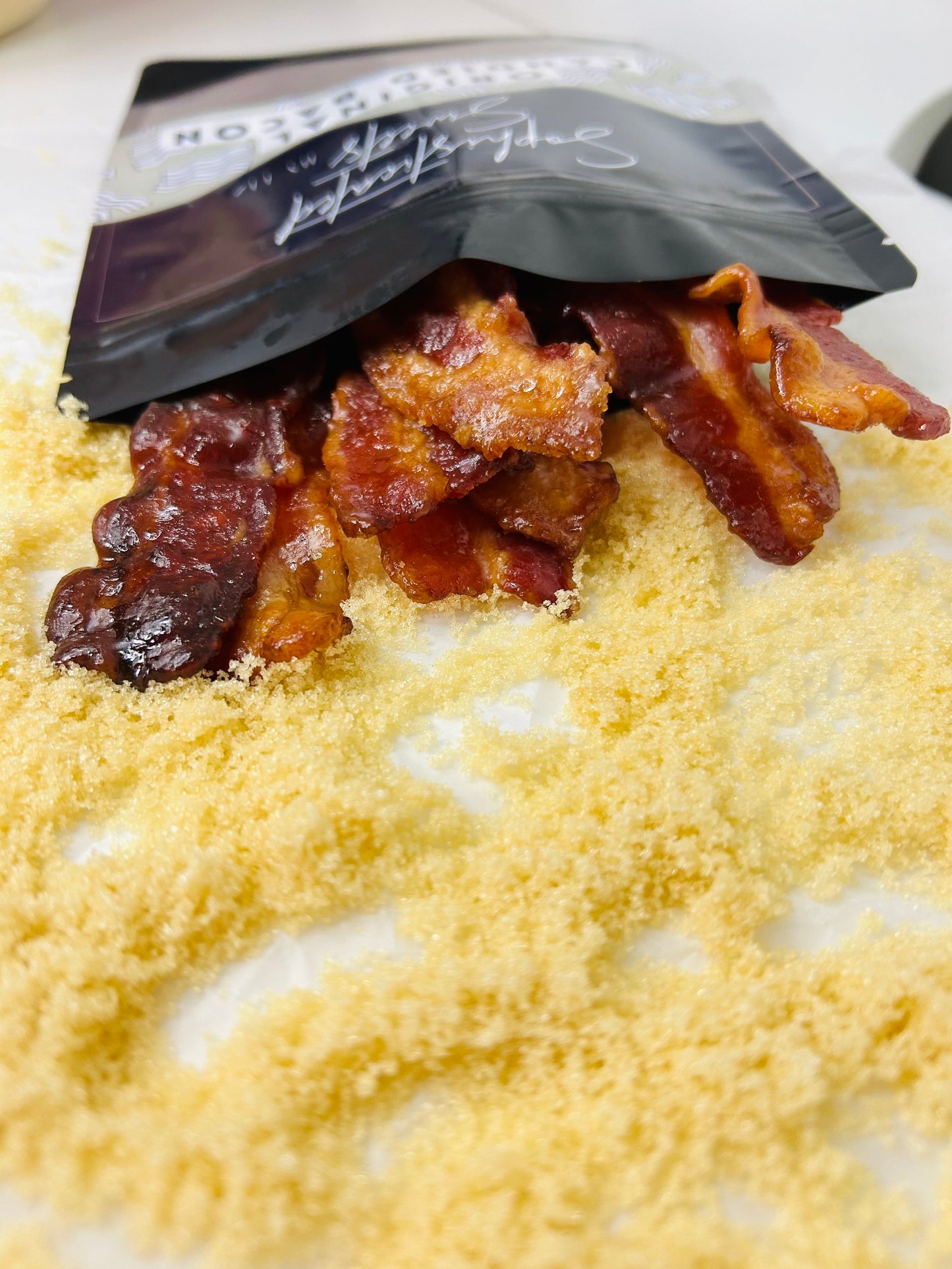 Sweet Mesquite Candied Bacon (3oz) (5 pieces)