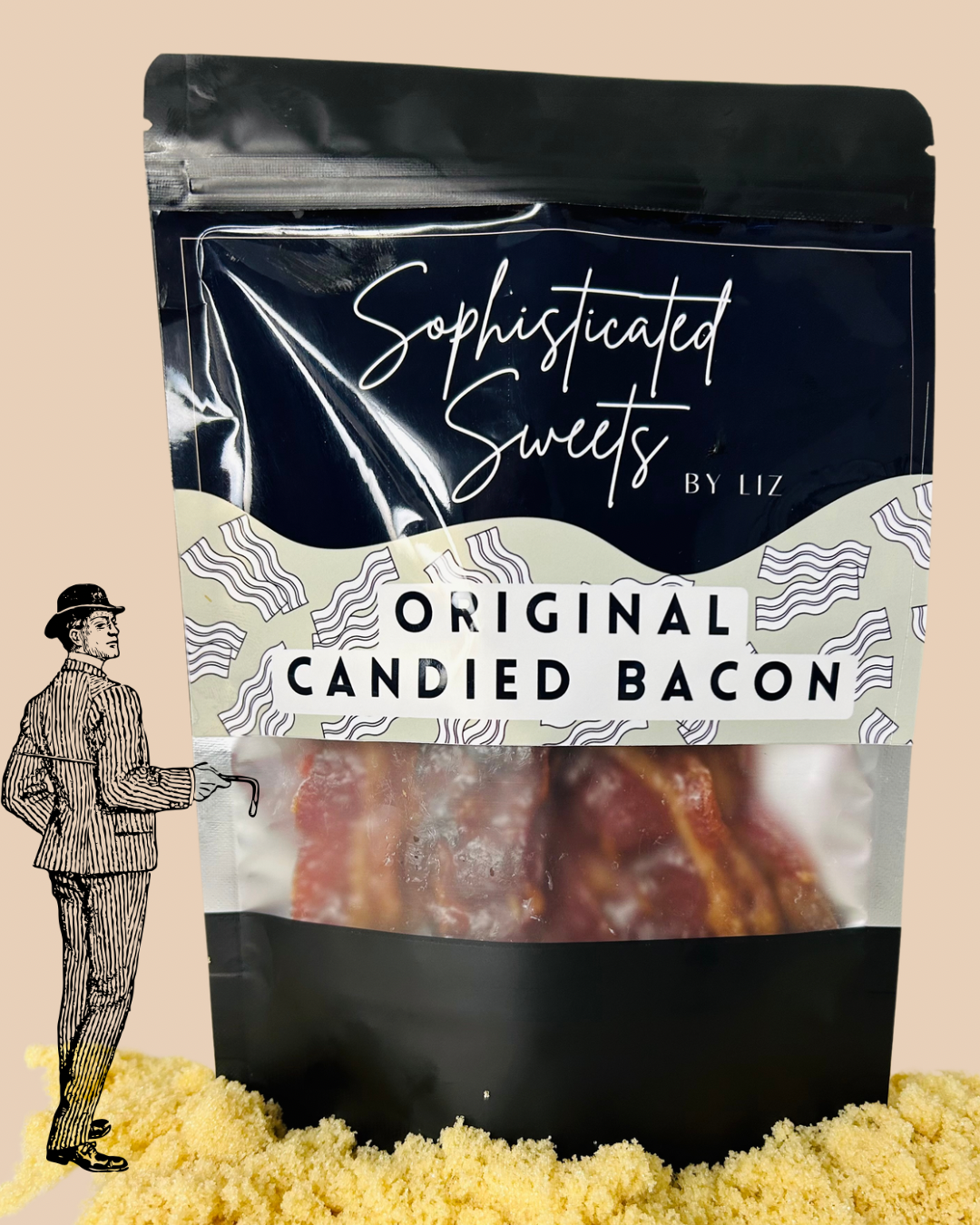 Original Cool Kat Candied Bacon (3oz) 5 pieces
