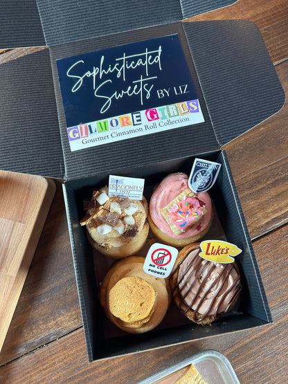Stars Hollow 4 Pack Assorted Cinnamon Rolls