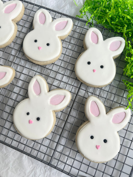 Single Bunny Sugar Cookie