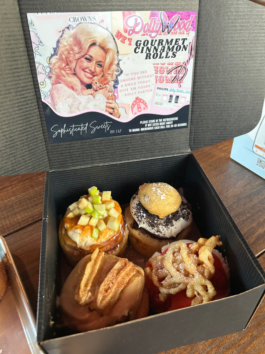 DollyWood 4 pack Assorted Box comes with Butterfly Vinyl stickers