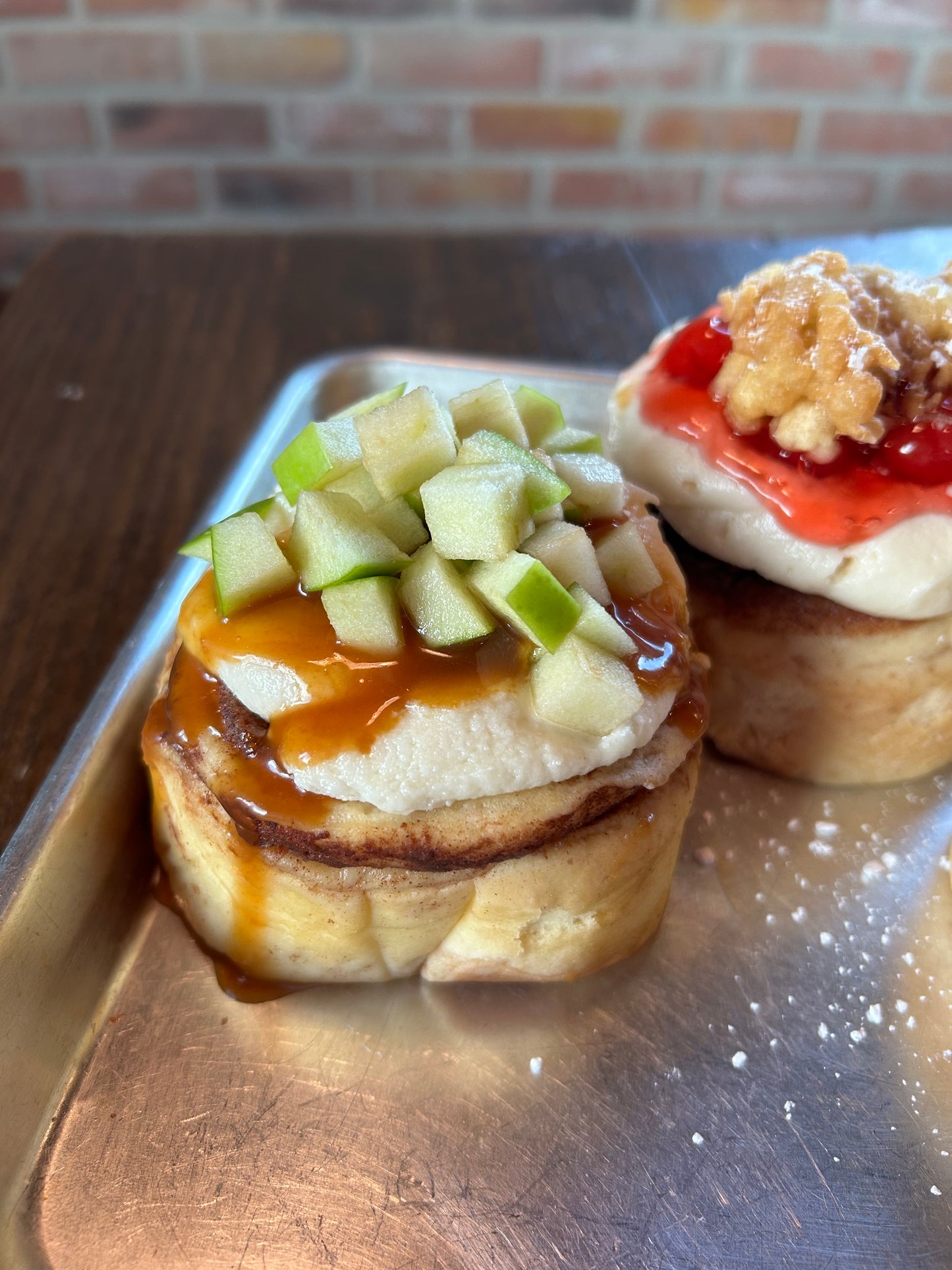 Caramel Apple Cinnamon Roll