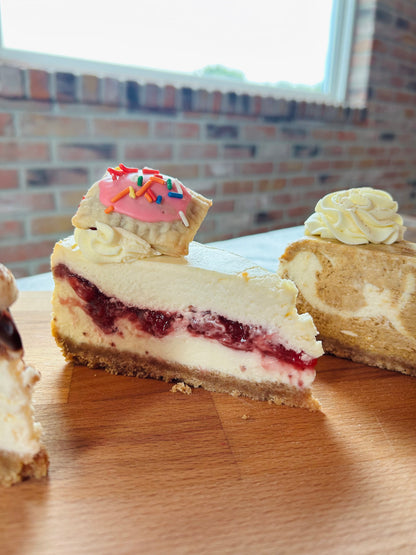 Rory’s Strawberry Pop Tart Cheesecake Slice