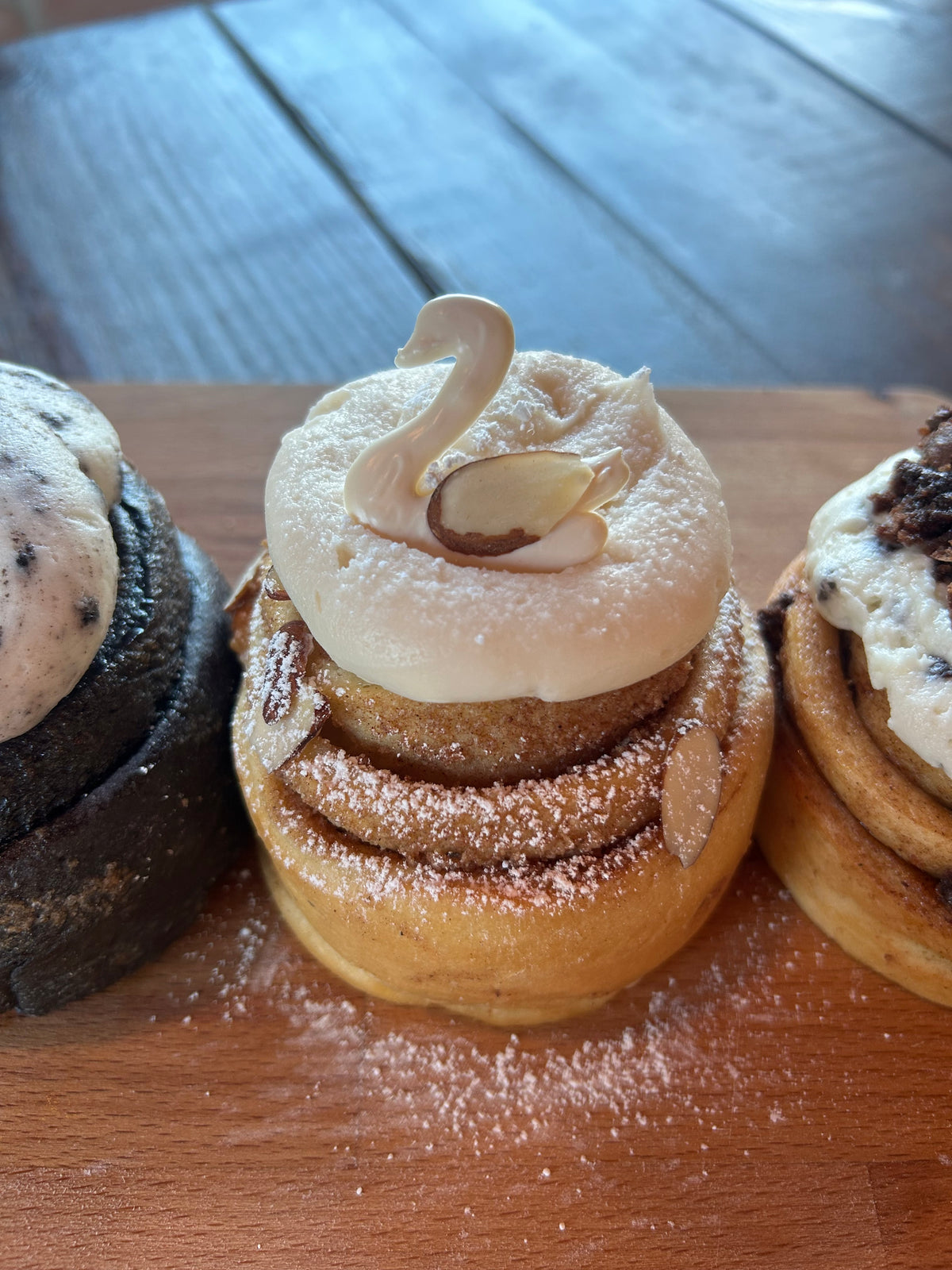 Elizabeth Swanns Almond Croissant Cinnamon Roll