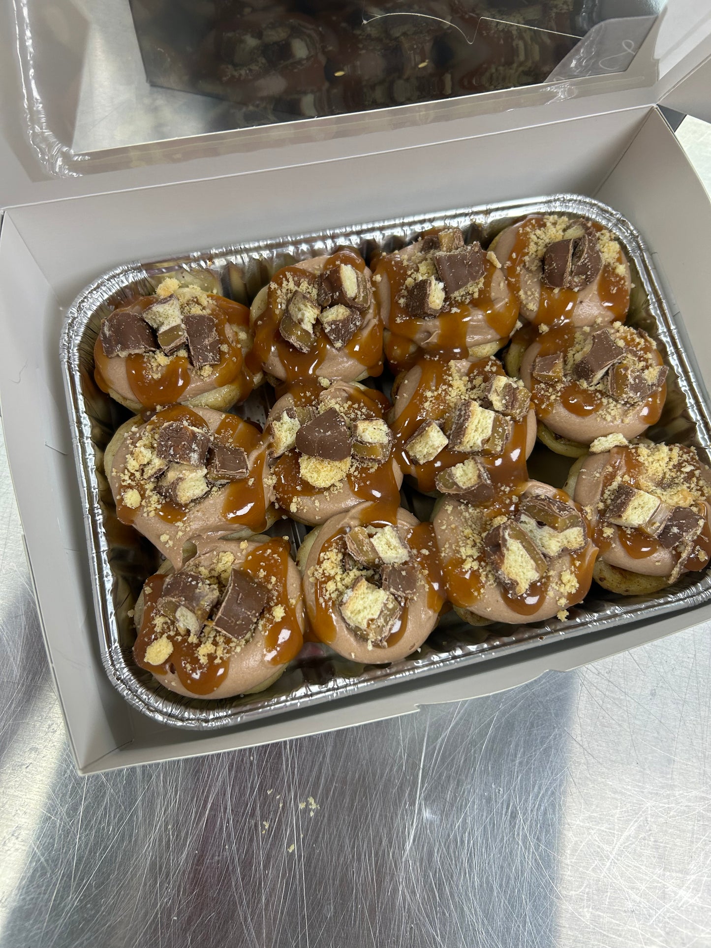 Thursday• 1 dozen twix mini cinnamon rolls