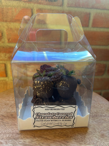 Milk Chocolate Covered Strawberry Cube (8 Strawberries)