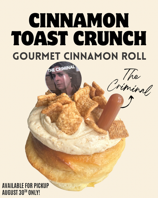 The Criminal- Cinnamon Toast Crunch Cinnamon Roll
