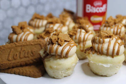 (Saturday Only Pick up) 1 dozen mini biscoff cinnamon Rolls