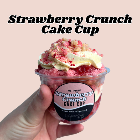 1 10 oz Strawberry Crunch Cake Cup