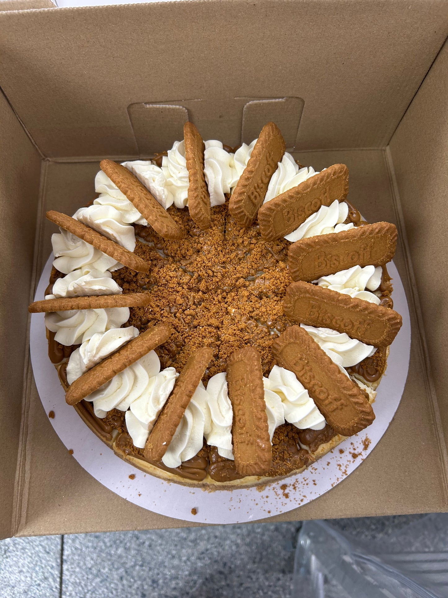 Whole Biscoff Cheesecake