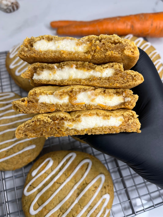 1 Cheesecake Stuffed Carrot Cake Cookie
