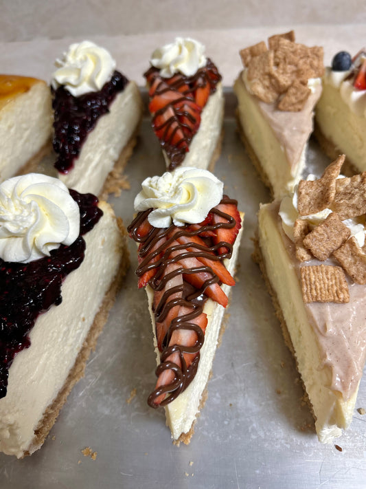 Strawberry Nutella Cheesecake Slice