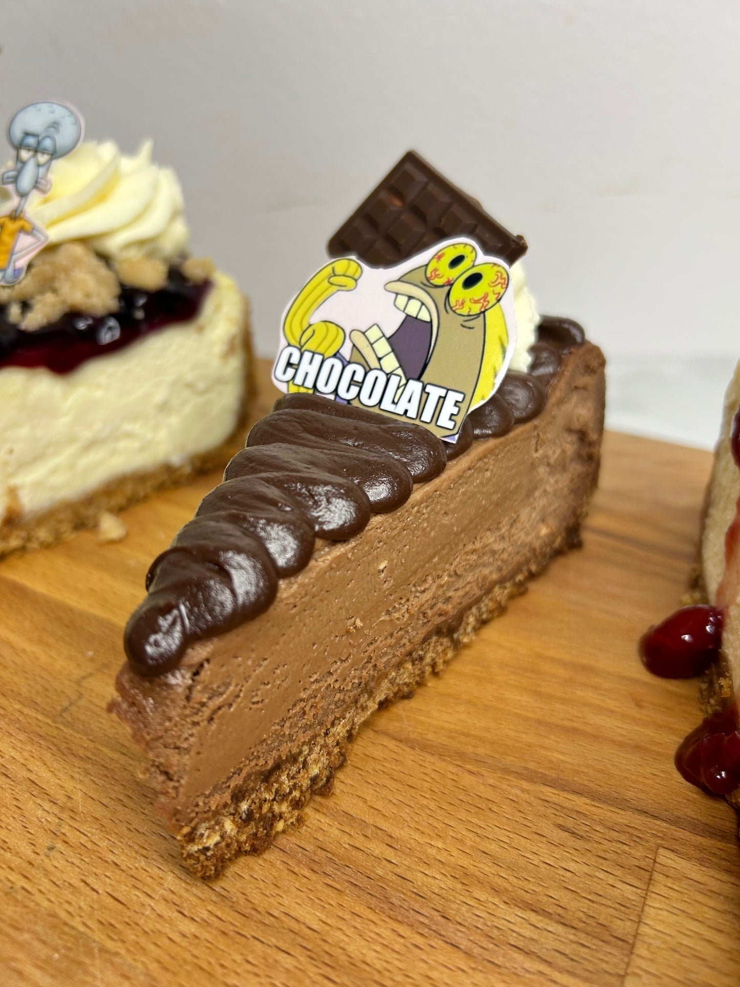 Tom Chocolate Yelling Double Chocolate Cheesecake