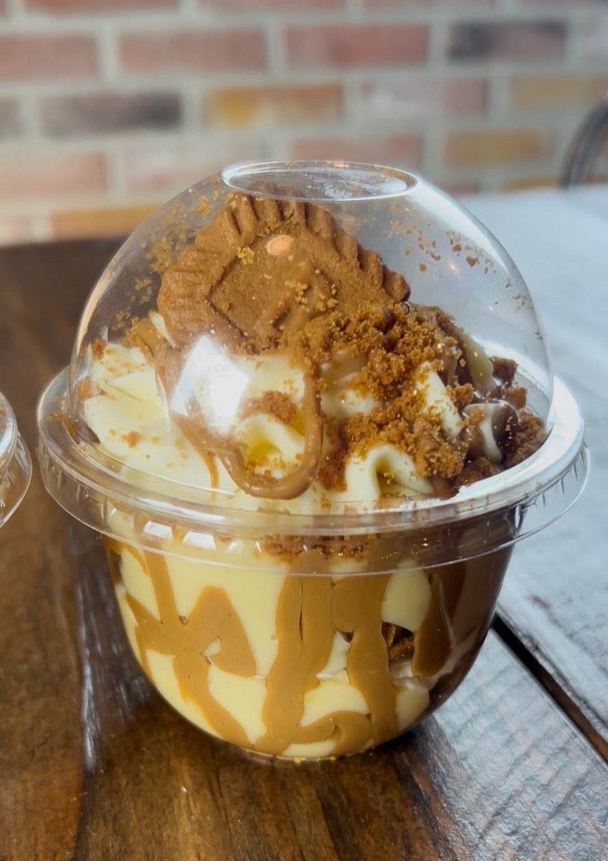 Biscoff Cookie Butter Pudding Cup