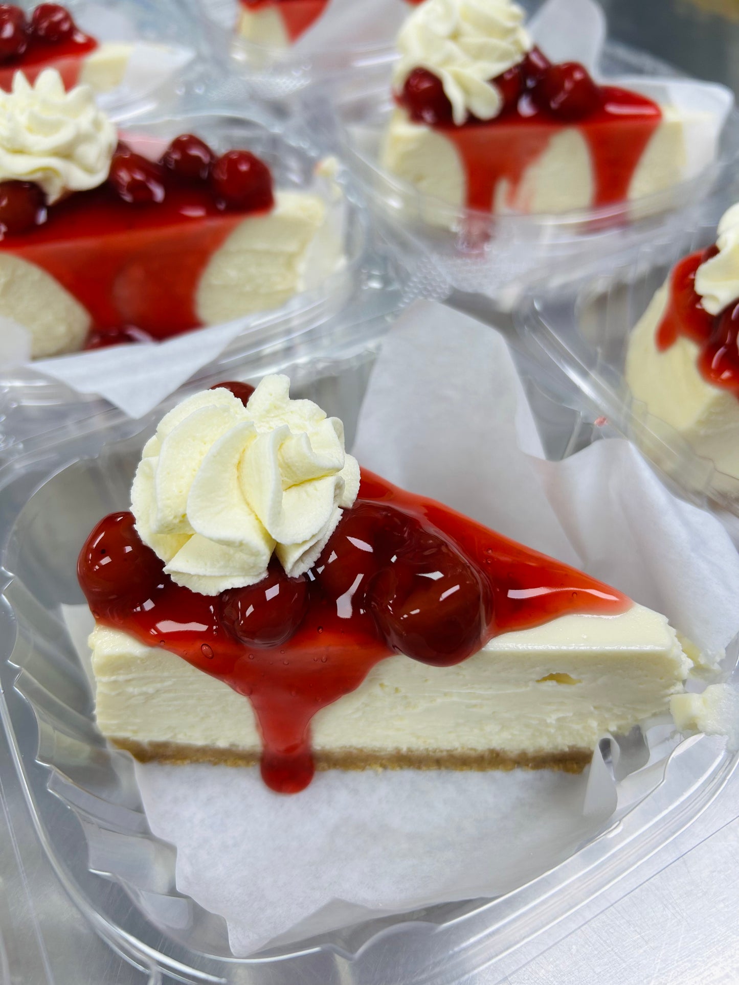 Cherry Cheesecake Slice