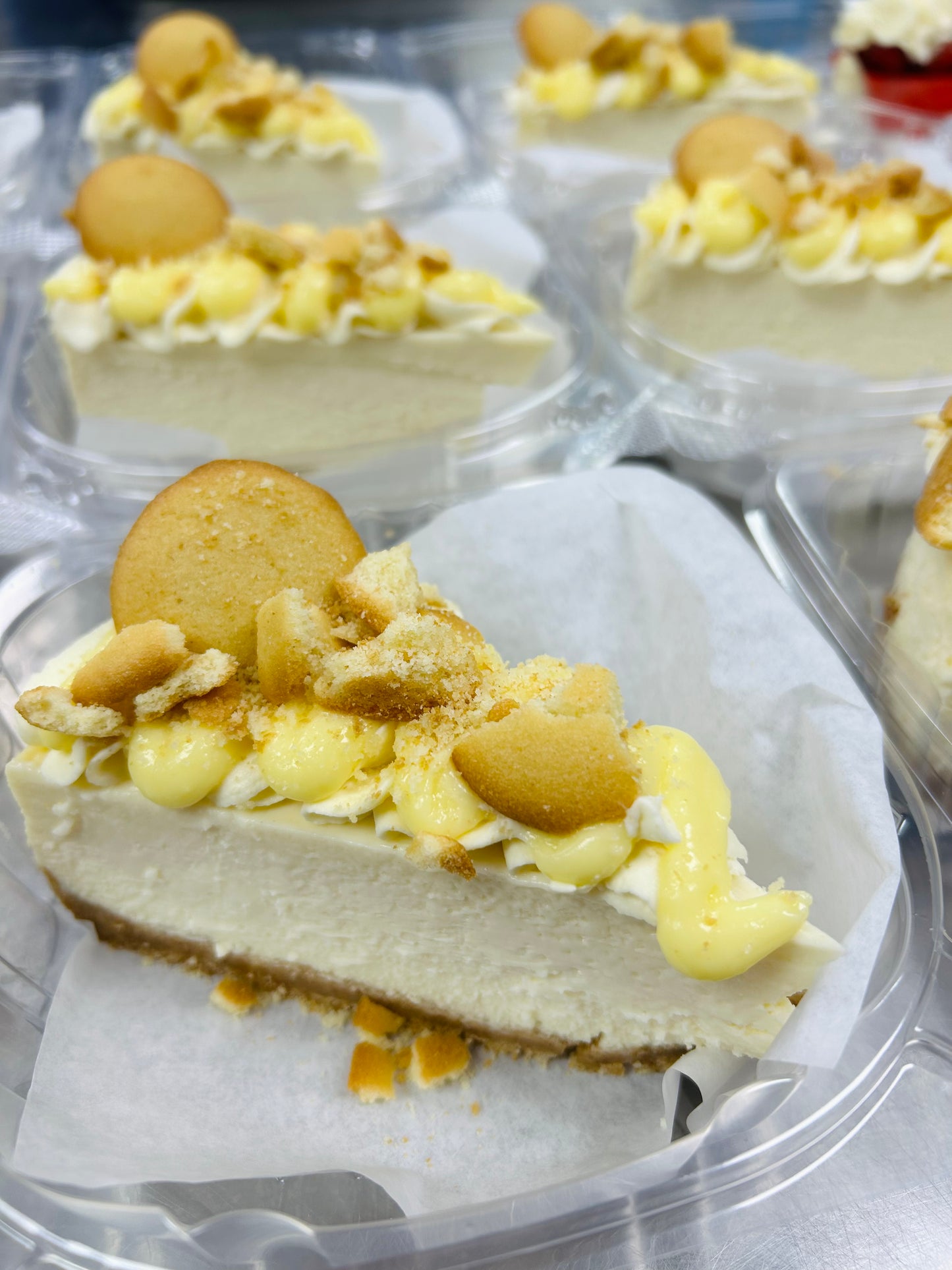 Banana Pudding Cheesecake Slice