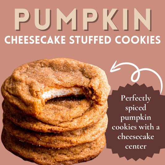 Pumpkin Cheesecake Stuffed Cookie