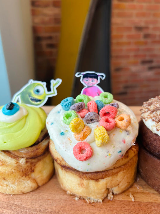 Boo’s Fruit Loop Cinnamon Roll