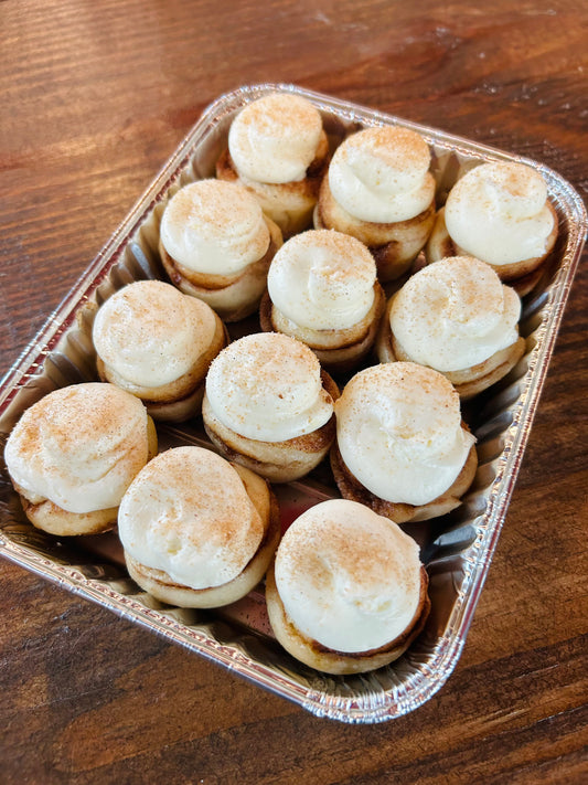 One dozen Original Cini Mini’s- Mini cinnamon rolls
