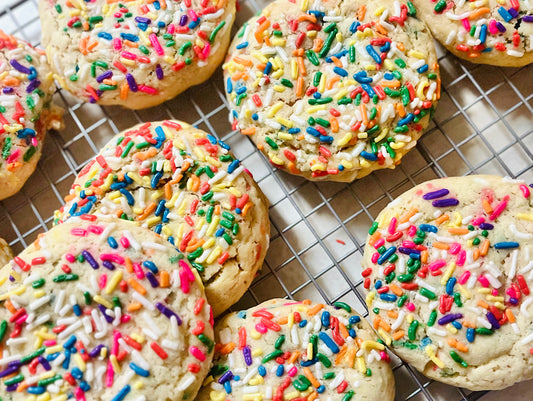 1 Cheesecake Stuffed Confetti Cookie